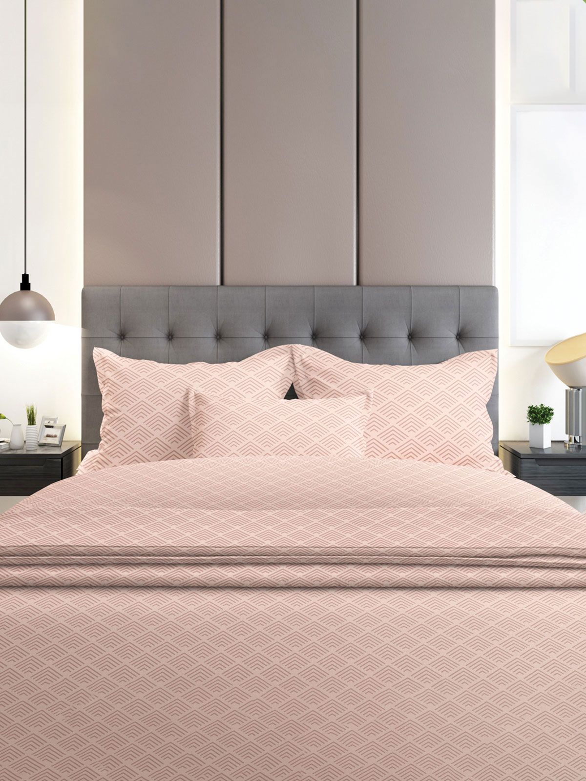 Σετ Σεντόνια Flannel 2048 Pink Μονό με λάστιχο(105×205+30)