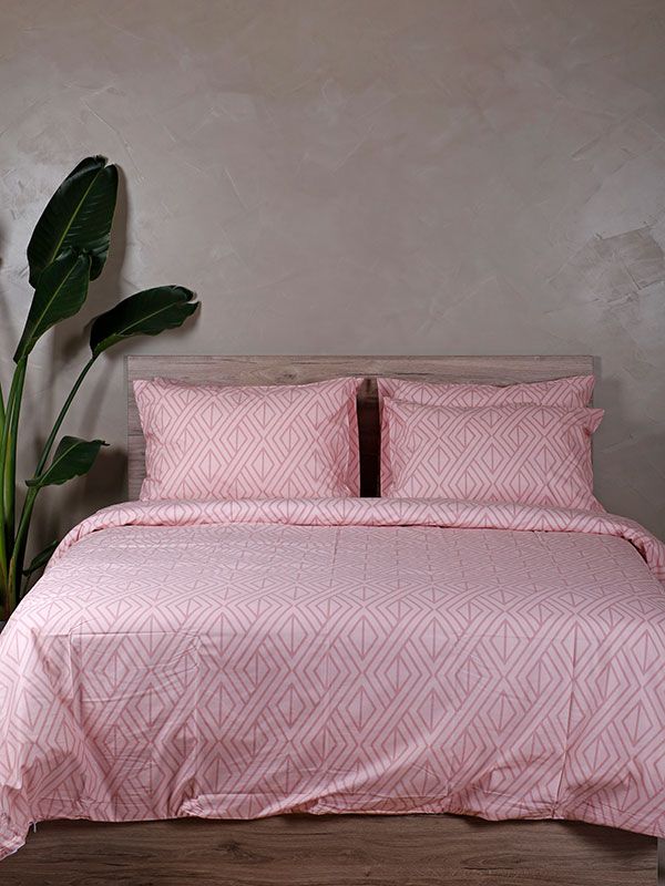 Σετ Σεντόνια Cotton Feelings 2042 Pink King Size (260×270)